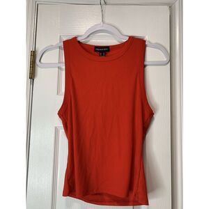 Streetwear Society‎ Tank Red Ribbed Sz M Womens